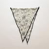 Retro Cashew Print Silk Scarf Accessories Rhombus Versatile Triangle Scarf Spring And Summer Thin Out Clothing With Shawl