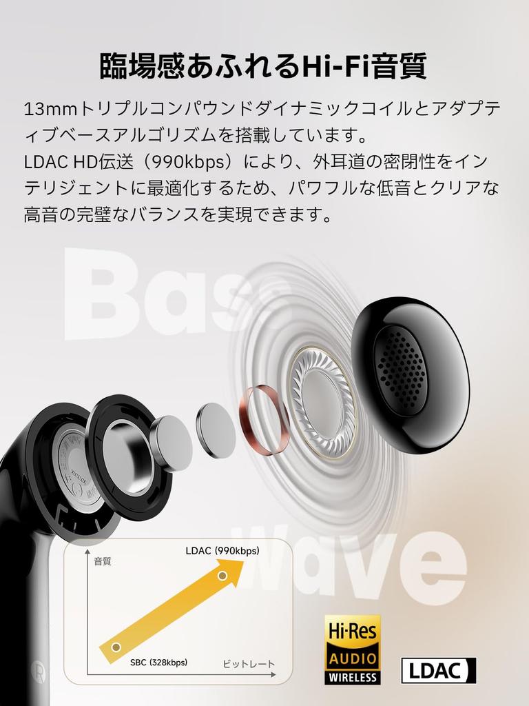 EDIFIER EvoBuds Wireless Earbuds Lightweight Audio Personalized Sound with App Bluetooth Multipoint Connectivity AI Voice Interpretation Perfect for
