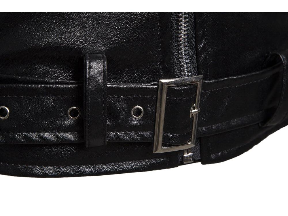 2024 Herbst/Winter Herren Europäische & Amerikanische Revers Reißverschluss Motorrad Lederjacke XY18