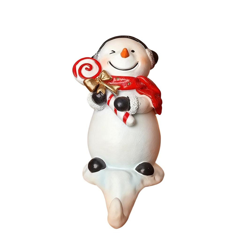 Christmas Decoration Snowman Hook Resin Ornament