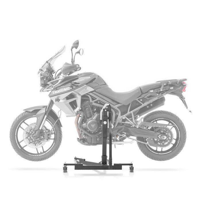 Center Motorcycle Lift - ConStands Power-Evo - Compatible Triumph Tiger 800 XR - Capacity 300 Kg - Lightweight 17 Kg