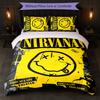 Nirvana Print 3Pcs Bedding Set Duvet Cover With Two Pillowcases Soft Bed Linen For Household Bedroom