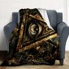 Eye Providence Flannel Blanket Throw Blanket Soft Warm Sofa Bed Camping Home Decor Unique Christmas Gift C9261417