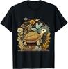 Schattig Cottagecore Bloemen Schildpad Esthetiek Meisjes Vrouwen Grafisch T-shirt