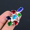 Friendship Day Sale Natural Mozambique Garnet 925 Silver Statement Ring Size 8