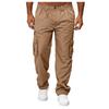 Men's Casual Multi-pocket Loose Straight-leg Cargo Trousers Fashion Casual Pants