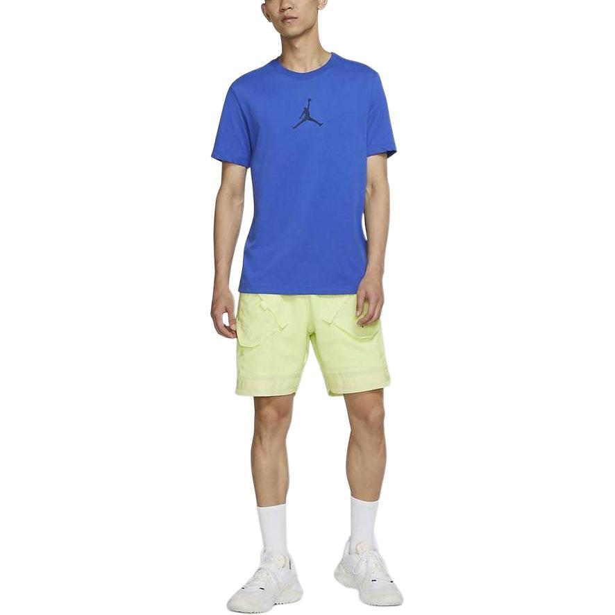 Jordan Regular T-Shirt Men's Blue CW5191-480