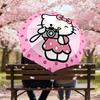 1PC Hello Kitty Umbrella-8-Rib Reinforced, Automatic Open, Lightweight & Durable, Cute Fashion Accessory for Outdoor, Beach or Casual Use, Beach Umbre