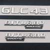Applicable To Mercedes-Benz ABS Black Car Trunk Badge Sticker Logo GLC 43 Biturbo 4Matic Logo GLC43 Accessories
