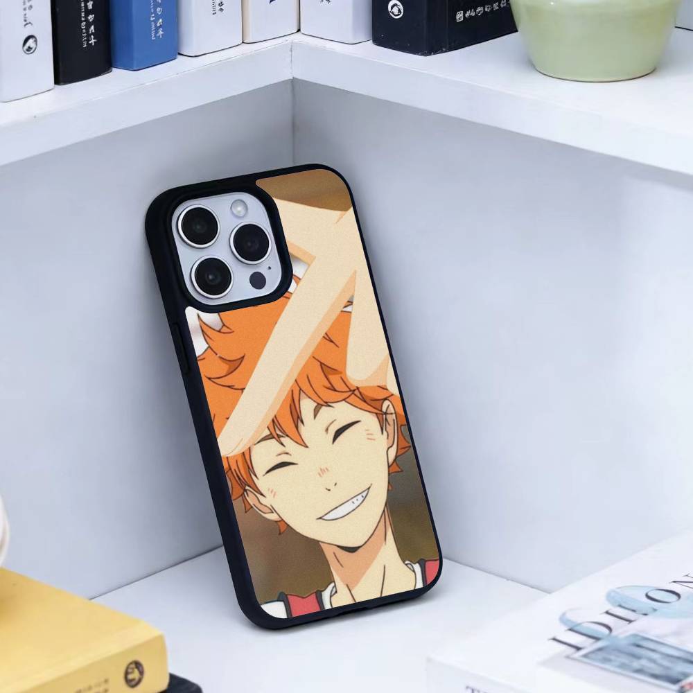 Anime H-Haikyuu Hinata Shoyo Handyhülle Für iPhone17,16,15,14,13 Plus,Pro Max Magnetisch Für Magsafe Kabelloses Laden