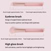 10Pcs Synthetic Makeup Brushes Professional Foundation Powder Concealers Eye Shadows Soft Handle for  Face