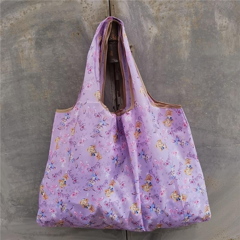 Eco-friendly Foldable Shopping Bag – Japanese & Korean Cartoon Design, Portable and Sturdy