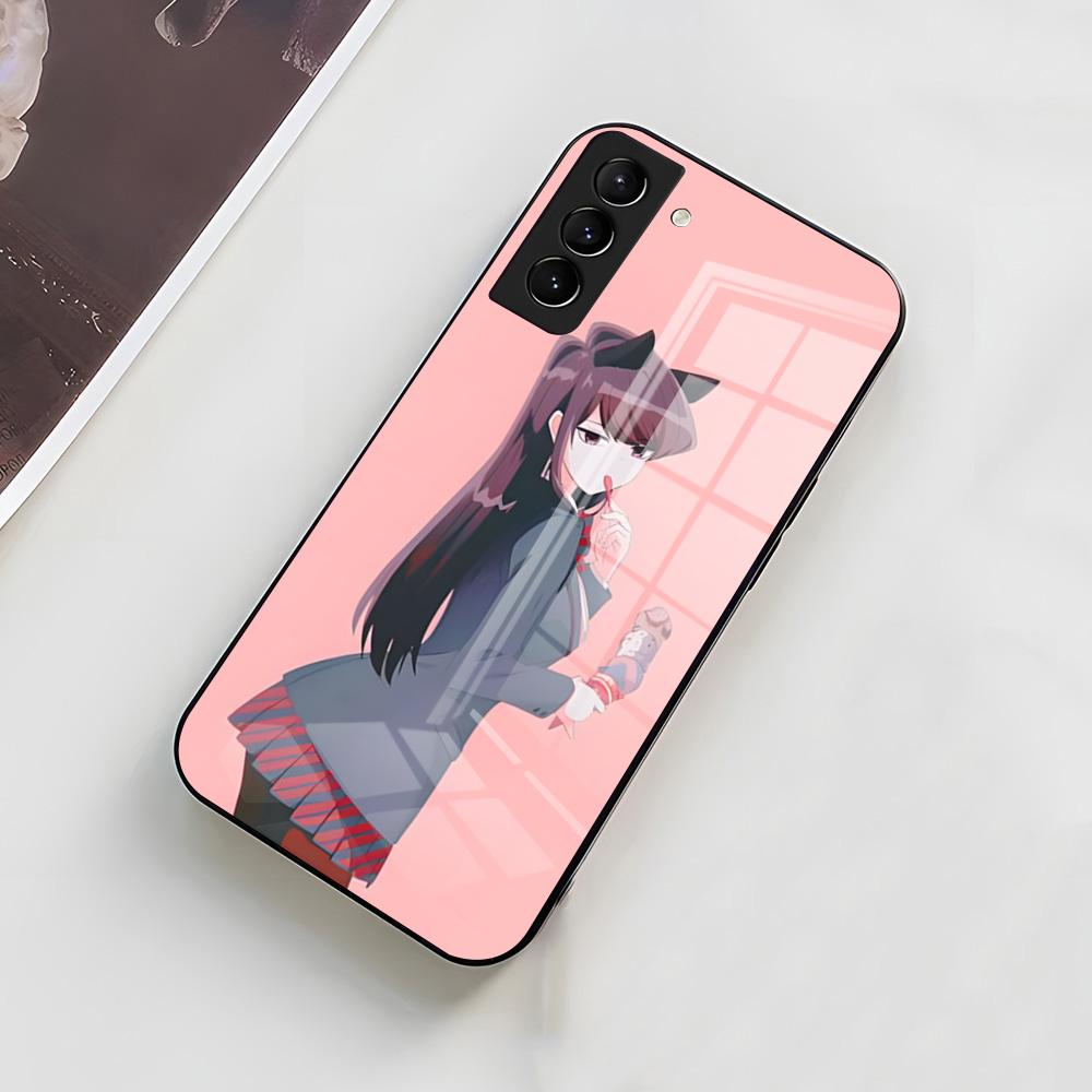 Manga Chibi Komi Shouko Komi-San Phone Case For Samsung A56 A36 A26 A16 A15 A25 A35 A55 A14 A34 A24 A54 Glass Case Samsung A53