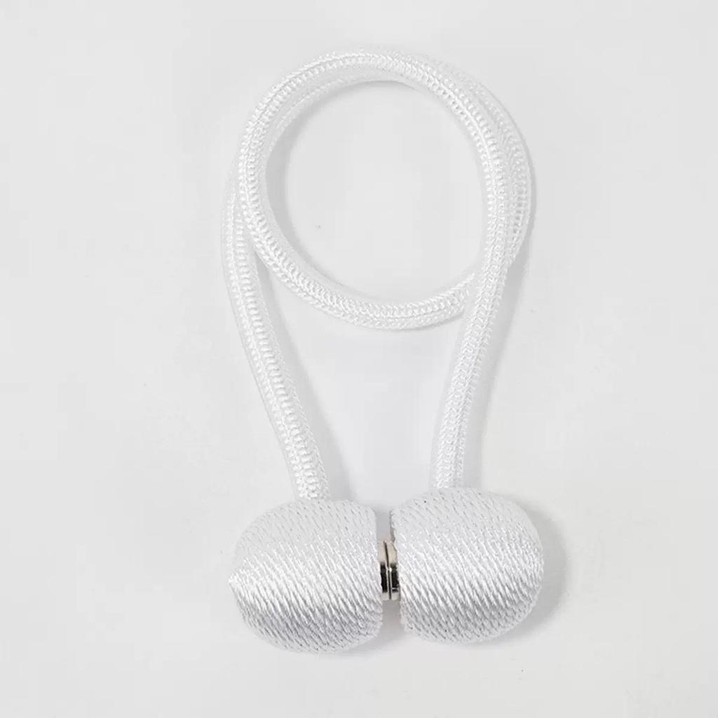 Magnetic Curtain Tieback Earphone Holder Rope Strap Hook Accessories