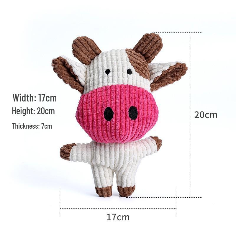 Popular Plush Pet Toy Set - Durable, Sounding Chew Toys for Dogs & Cats, Self-Entertainment & Boredom Relief