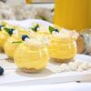 Disposable Transparent Spherical Plastic Dessert Cup 2OZ Mini Ball Shape Cup For Pudding Mousse Cake