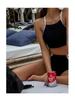 2023 High Waist Tummy Control Cutout Bikini: Push-up, Solid Color, Vacation-Ready Swimsuit for Women