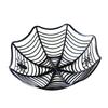 Halloween Decoration Black Spider Web Bowl Fruit Plate Candy Biscuit Package Basket Bowl Trick or Treat Halloween Party Supplies