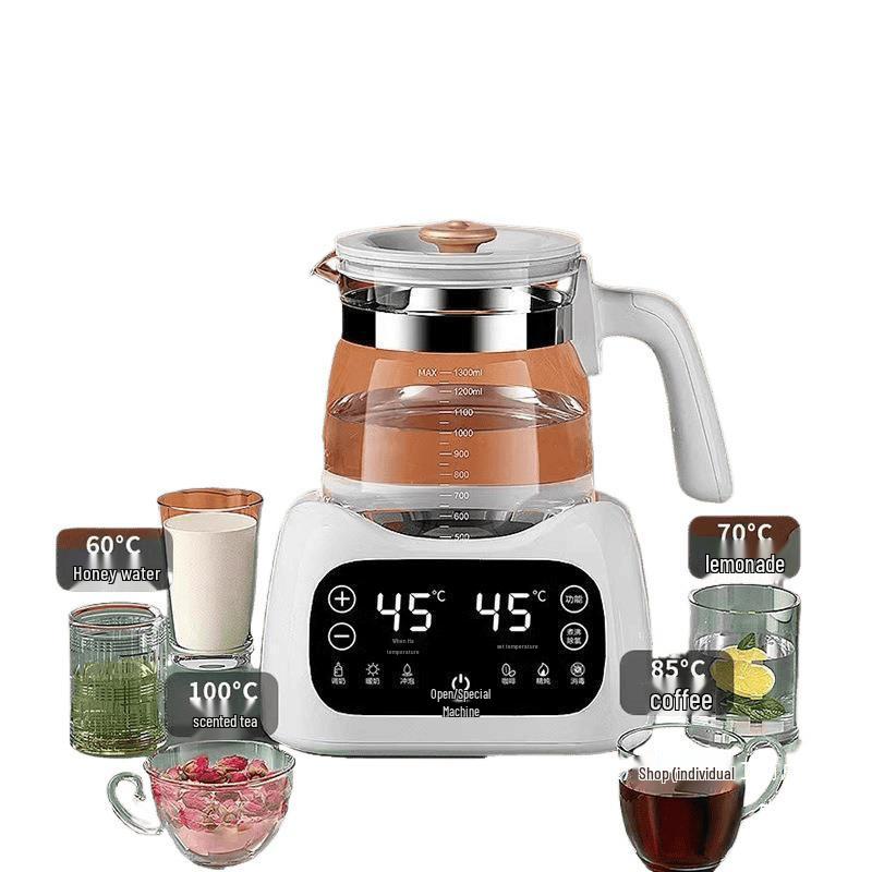 New Model Electric Kettle with Constant Temperature, Glass Electric Insulation, Integrated Tea Maker, Small and Efficient for Home Use.