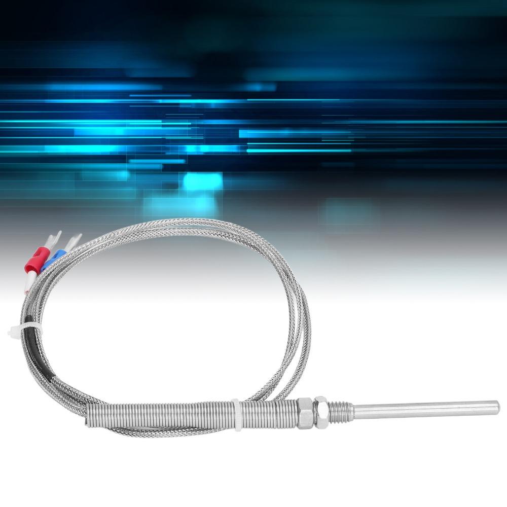 5x50mm M8 Probe Temperature Sensor with Insulation Thermocouple Sensor  Precision Mounting