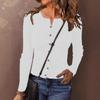 Women's Solid Color Button Cardigan Knitted Sweater Jacket