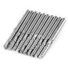 10pcs Single Flute End Mill Cutter CNC Tool Bits 3.175mm Diameter 22mm Cutting Edge Length