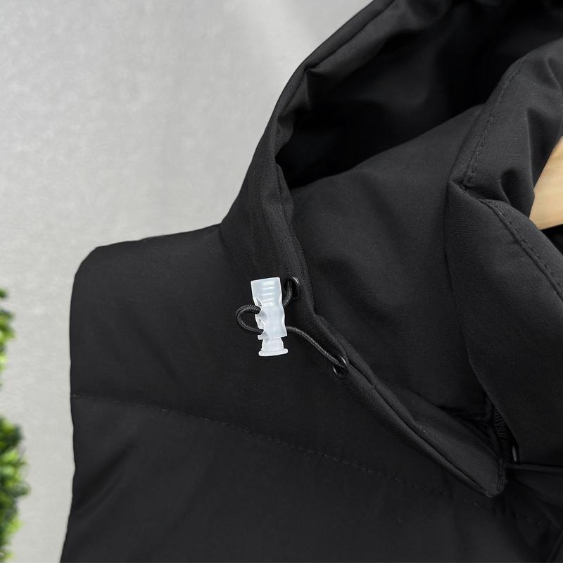 Warm Sleeveless Parka Man Waistcoat Fashion Plus Size Male Coat Hooded Casual Zipper Thick Winter Men's Vest