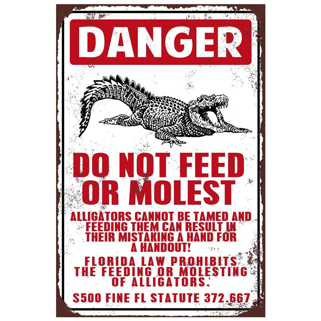 Vintage Warning Metal Tin Signs Danger Do Not Enter Wall Decor for Garage Garden Restaurant Bars Cafe Clubs Retro Posters Plaque