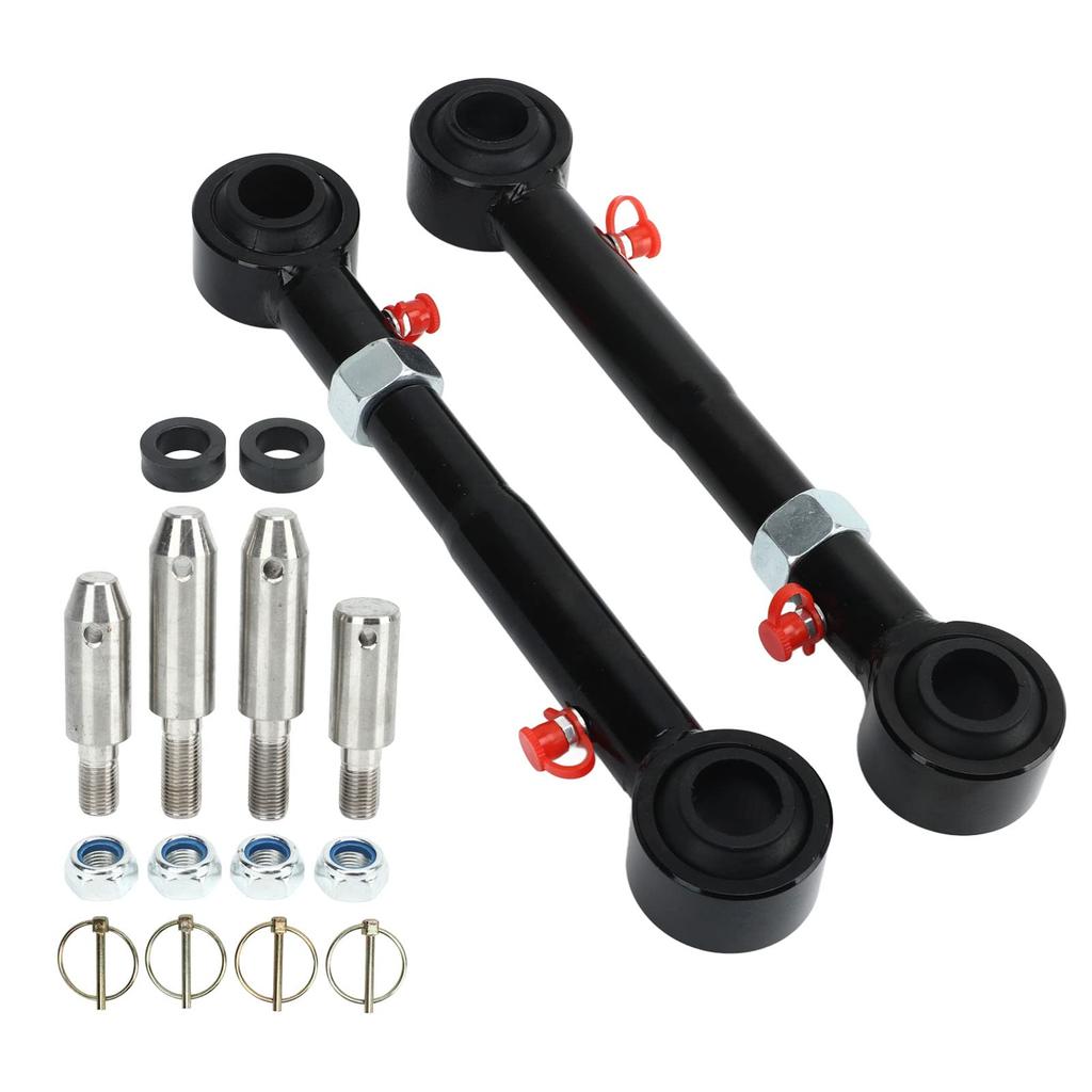 Front Automotive Replacement Stabilizer Link Kit, Stainless Steel Sway Bar Disconnect Kit for 2007-2018 JK/JKS Wrangler