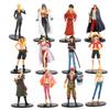 6pcs/set Cheap  Anime One Piece Luffy Zoro Nami Sanji Franky Shanks Boa Kids Figures Pvc Model Toys 16-18cm