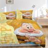 3pcs Happy Dwarfs Print Bedding Set (1 Cover + 2 Pillowcases, Without Inserts) D041