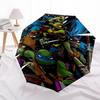 Teenage Mutant Ninja Turtles Automatic Folding Umbrella Compact 8 rib Design,Unique Style,Suitable for Everyday Outdoor Use,Perfect Gif