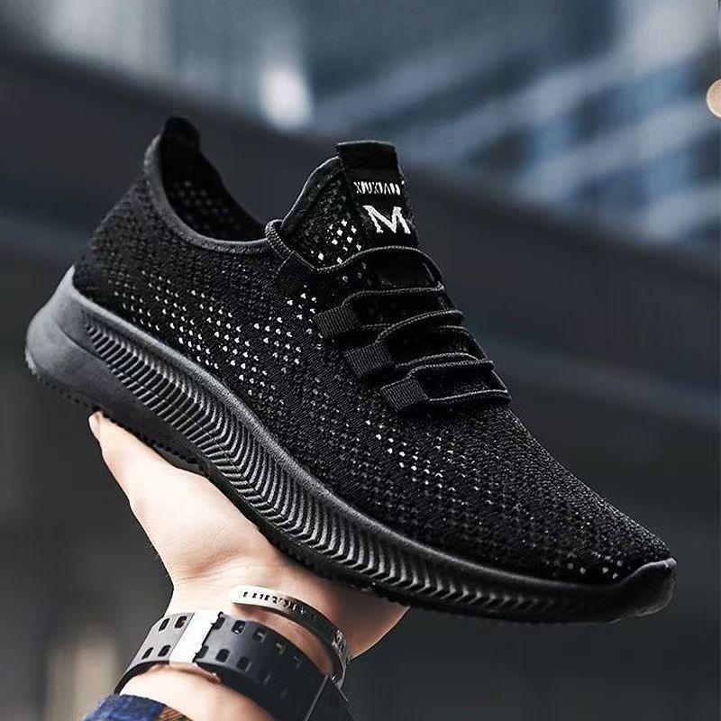New Style Men's Shoes - Breathable Mesh Sports Running Shoes, Men's Lightweight Shoes