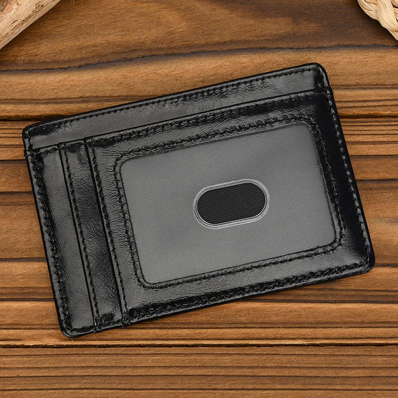 

Soft Leather Short Wallet For Men Coin Purse Cards Wallet Mans Short Purse Small Wallet Cowskin Cash Card Holder Men Women чорний