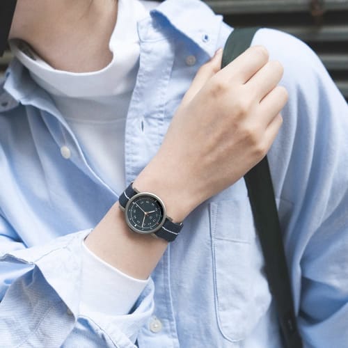 Maven Watches 34mm THE URBAN SCOUT SERIES Minimalist Fashion Watch (MUS-02 NAVY P 34MM)