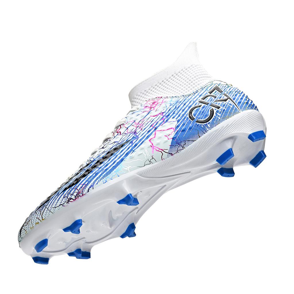 Men'S And Women'S Football Shoes Tf Long Nails Broken Nails Large Size High Top Children'S Professional Game Training Football Shoes