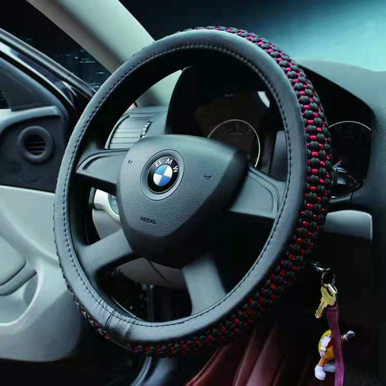 Universeller Sommer Eis Seide Lenkradbezug - Atmungsaktiv, Doppelsaison-Nutzung