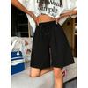 Solid Color Casual Short Pants Woman All-Match Y2K Gym Sportpants Elasticity Summer Jogging Pant Soft Breathable Clothing