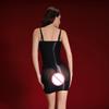 Sexy Women Oil Glossy Mini Dress 8D Elastic Shiny See Through Bodycon Dress Wrap Hip Dresses Lingerie Stage Ds Night Club Wear