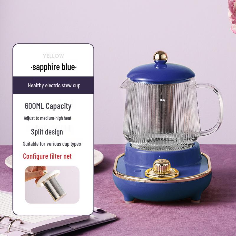 Electric Multifunctional Stew Cup & Kettle: Portable Boiling & Heating for Tea, Bird's Nest, and Health Drinks