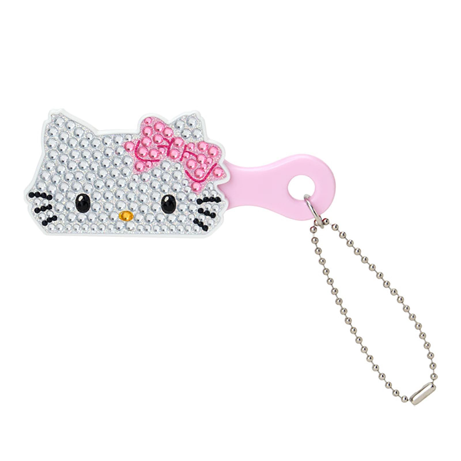 

Sanrio Mini Brush Charm Deco Charmy Body and ABS Brush Keychain 413364 (Kira Miniature) Kitty, Plate Resin, (Bristles) Polypropylene, Comb,