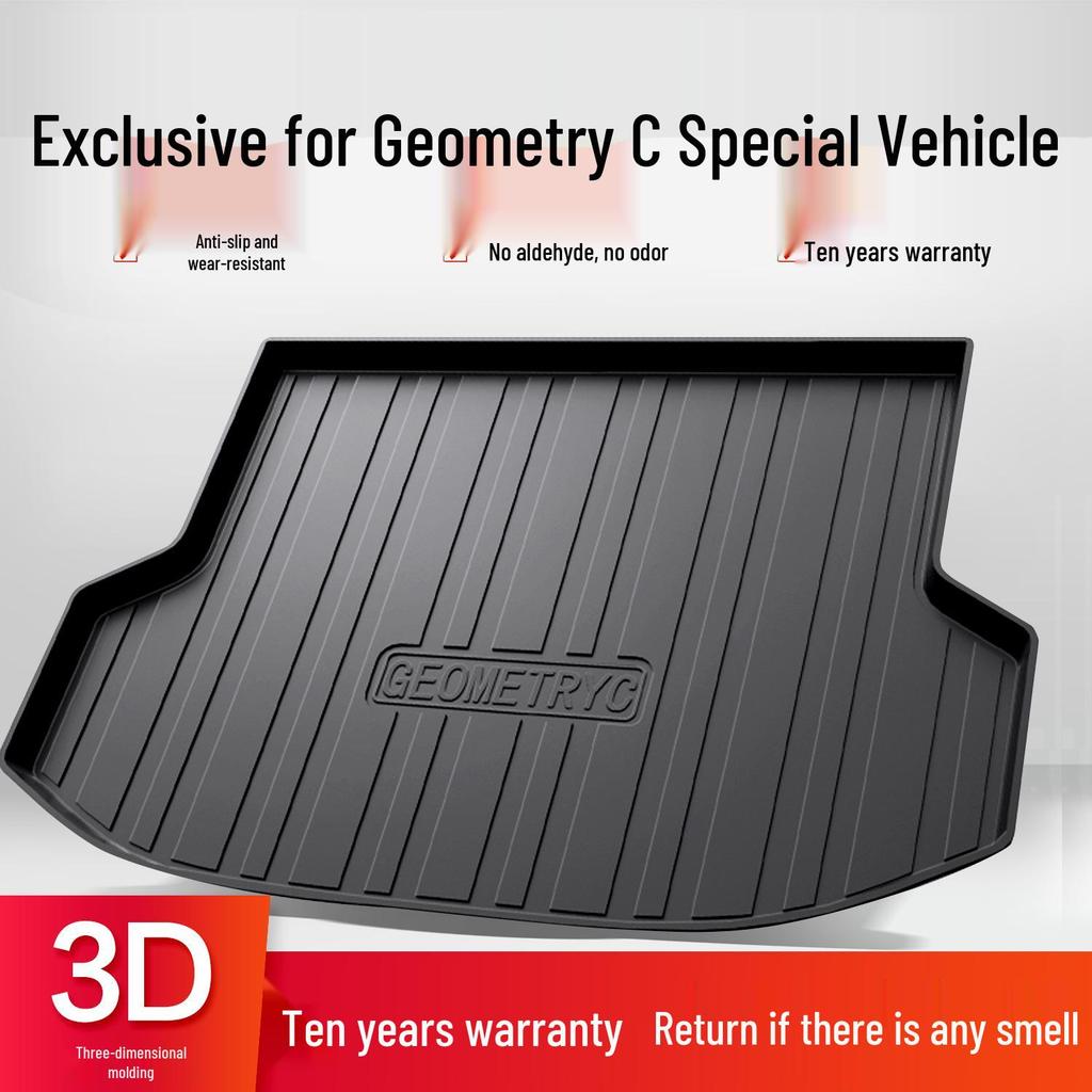 Geely Geometry C Trunk Mat: TPE Waterproof Tail Box Protector for Interior Modification