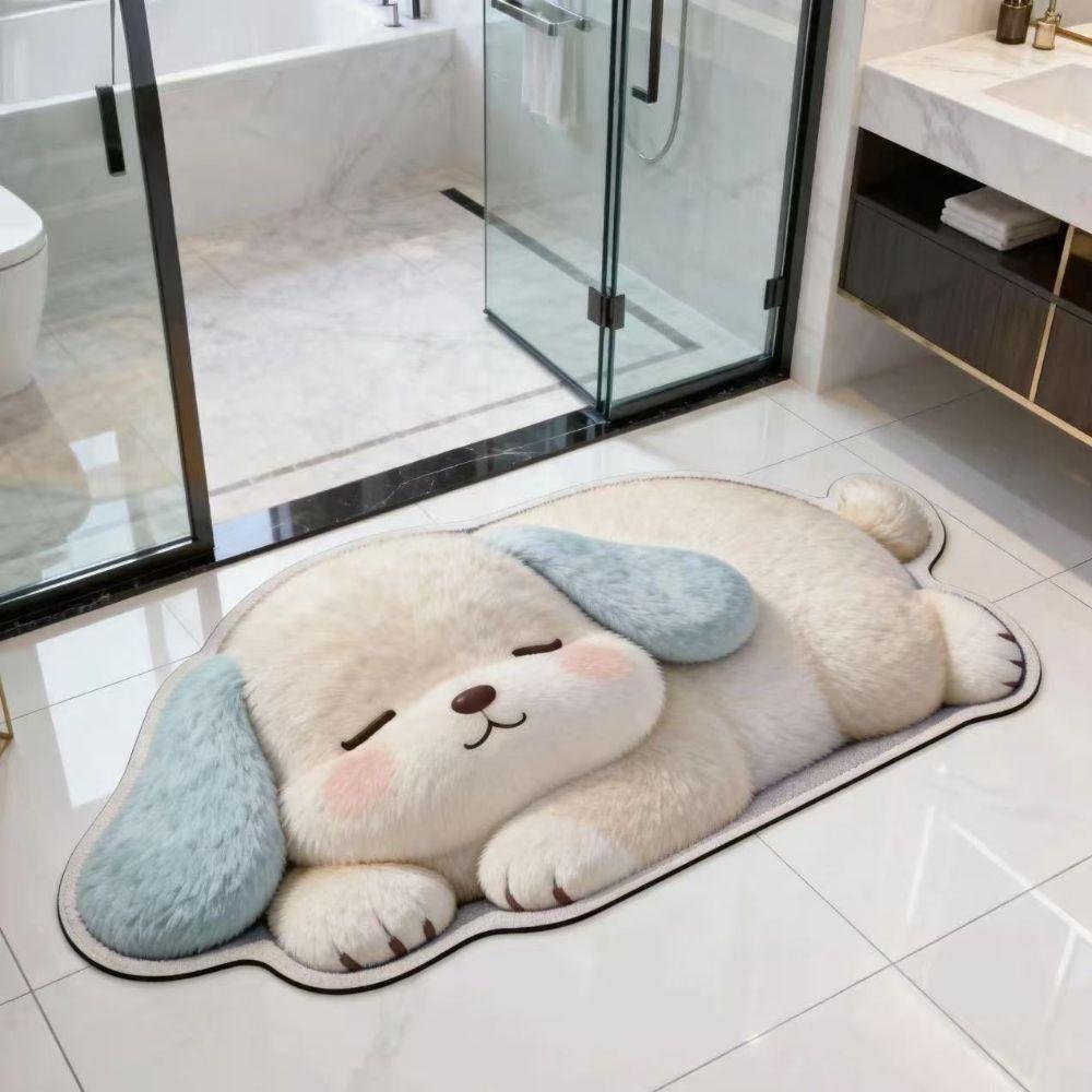 Non Slip Diatomaceous Earth Rug 40×60CM 50×80CM Absorbent Bathroom Mat House Entryway