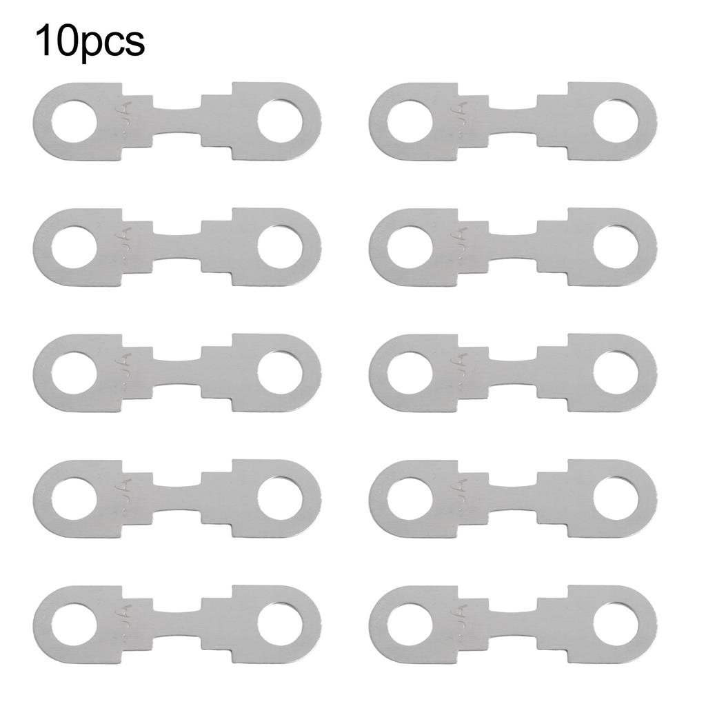 Car Battery Fuse Chips 10PCS Bolt Type Insert Fuses 30A 40A 50A 70A 150A Automotive Electrical Use Low Voltage 32V Max Current