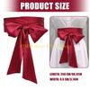 49MD 250cm Bowknot Waist Belt Dress Decoration Waist Strap Women's Skirt Waistband Long Ribbon Bowknot Wide Belt Girdle