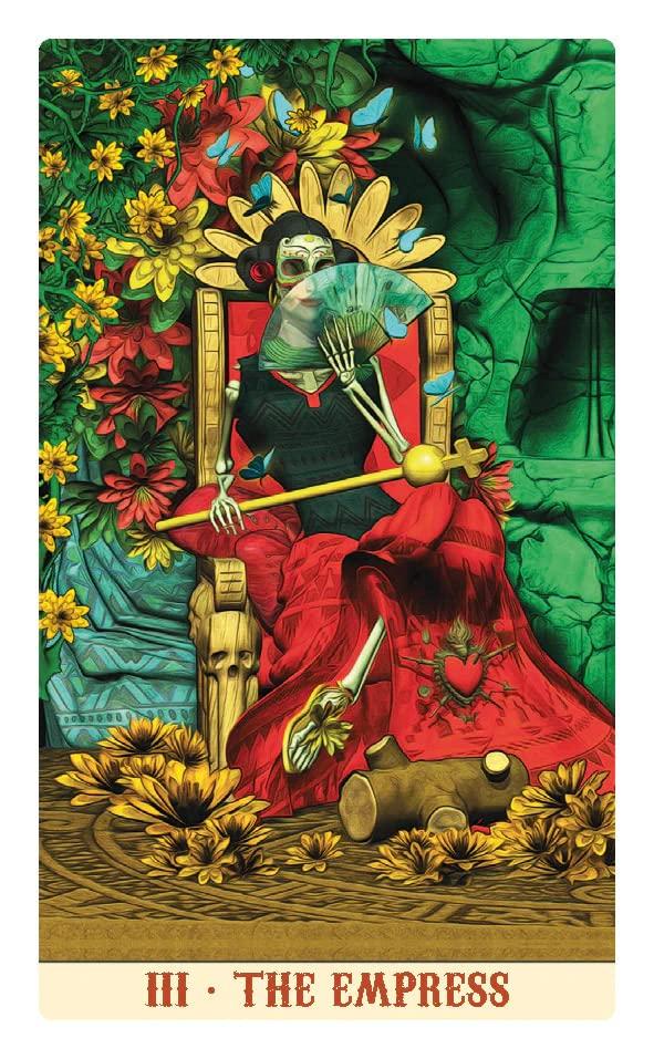 Kancharo Tarot Card Set Muerte Tarot Includes Japanese Tarot Card Instructions Pouch 78-Card [Santa Mini] & (Authentic)