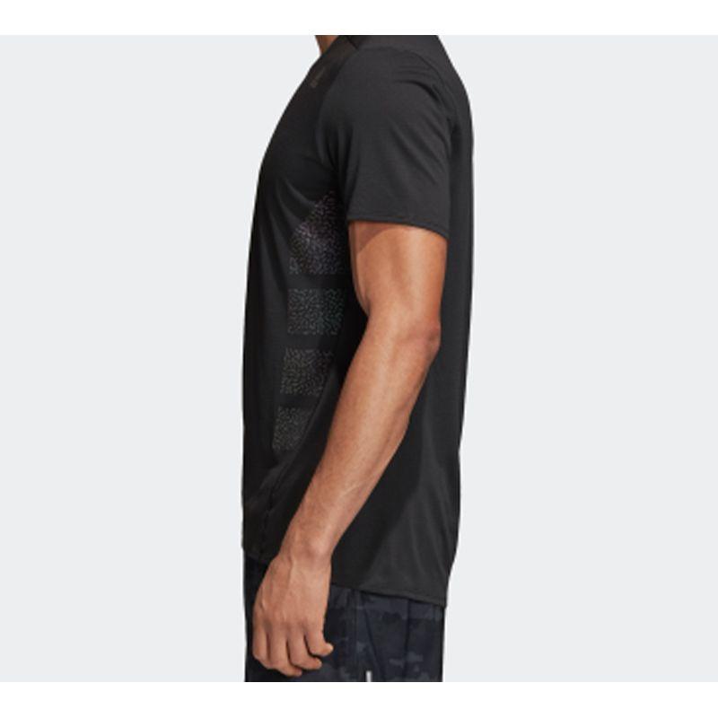 adidas Męska koszulka z krótkim rękawem do biegania Czarna CG1130