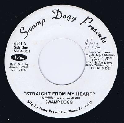 7-Zoll Schallplatte SWAMP DOGG - Straight From My Heart / Don't Thro 501PROMO Swamp Dogg US Soul/Funk Gebraucht