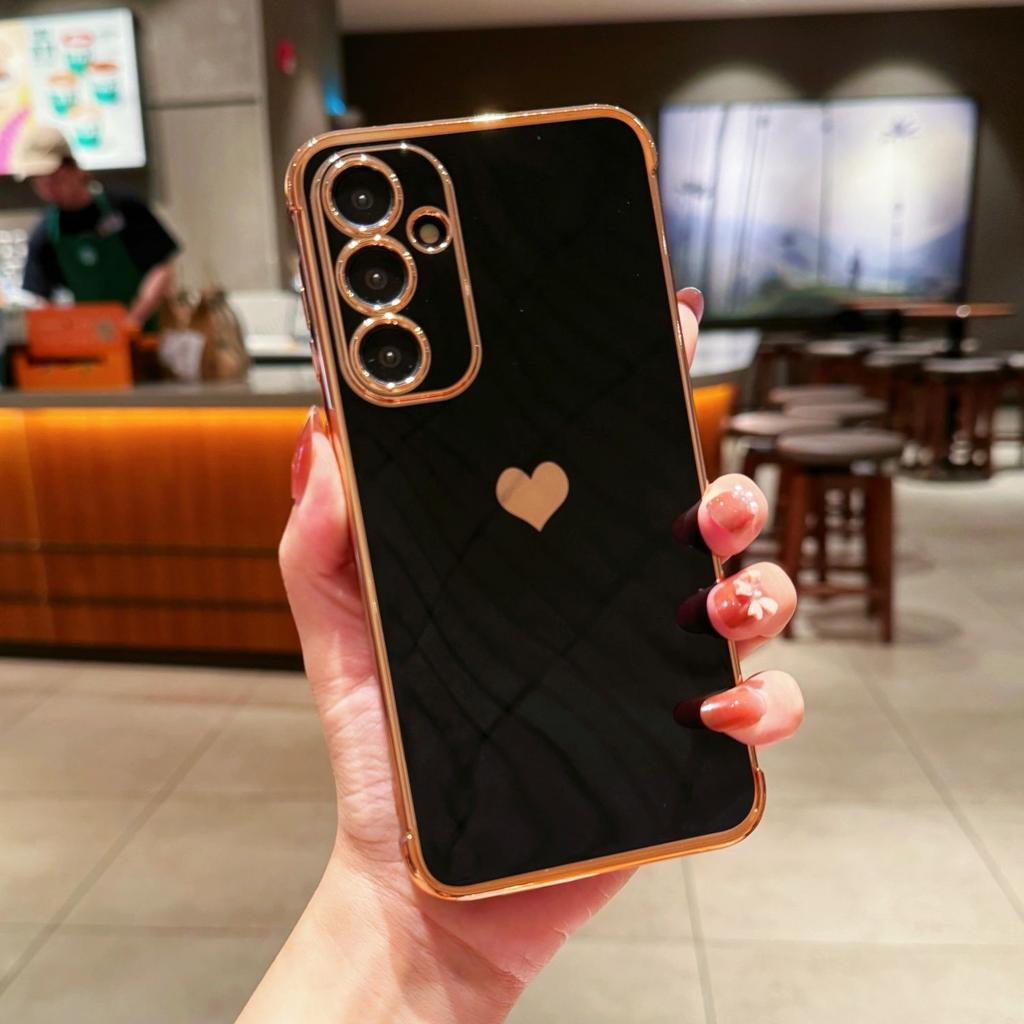 Cover per Telefono con Motivo a Cuore Laterale per Samsung Galaxy A55 A54 A53 A52 A52S 4G 5G A35 A25 A15 A34 A24 A14 A12 A13 4G 5G Custodia