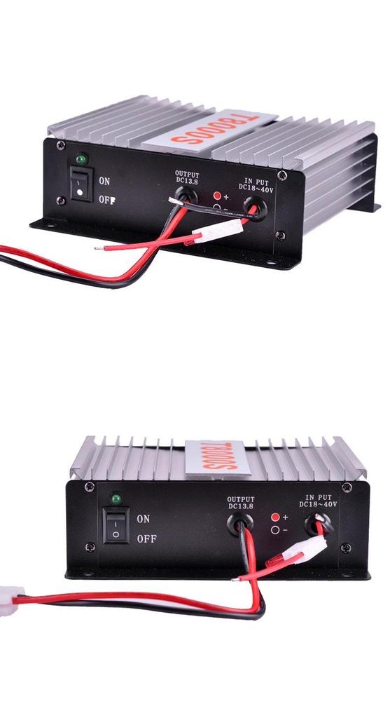 T8000S 40A Vehicle-Mounted Intercom Transformer Power Supply 24V to 13.8V Marine/Vehicle.